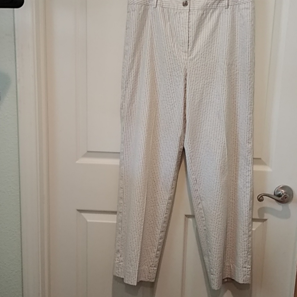 Ladies Talbot's Pinstripe Slacks- Size 8